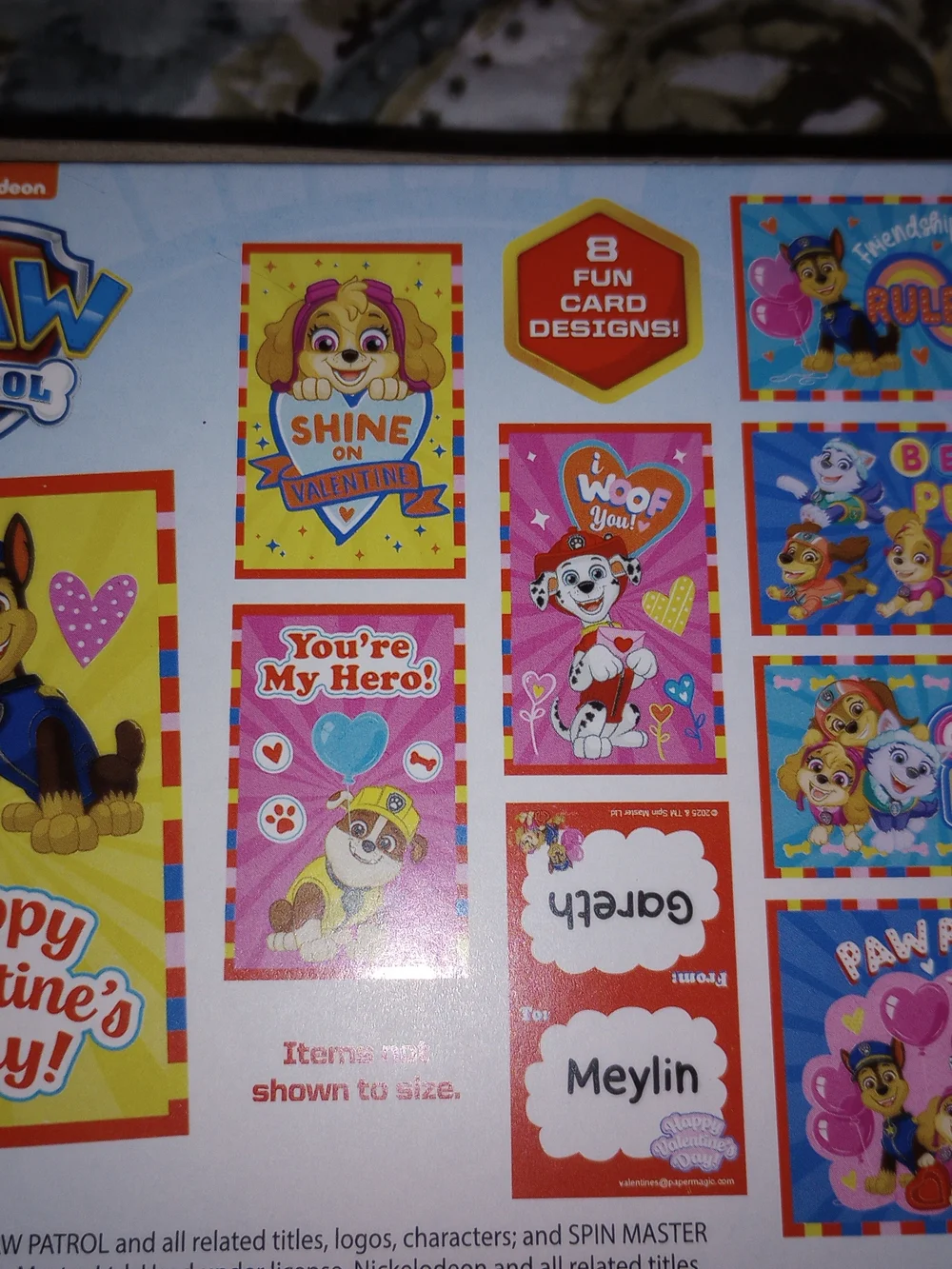 Paw Patrol set paw